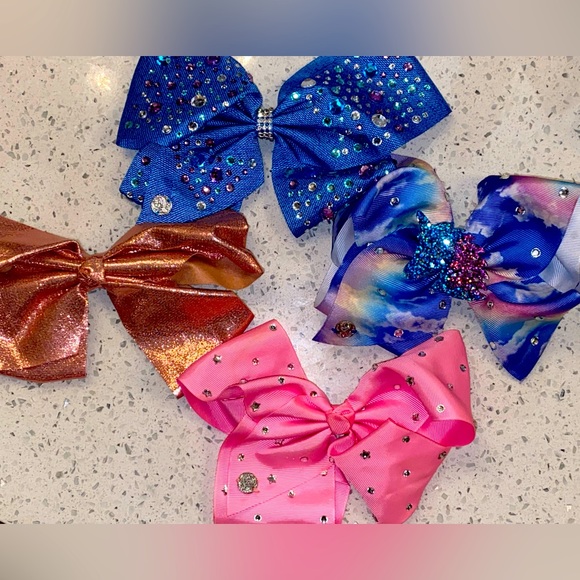 Jojo Big Hair Bows. Lot of 4. - Picture 2 of 7